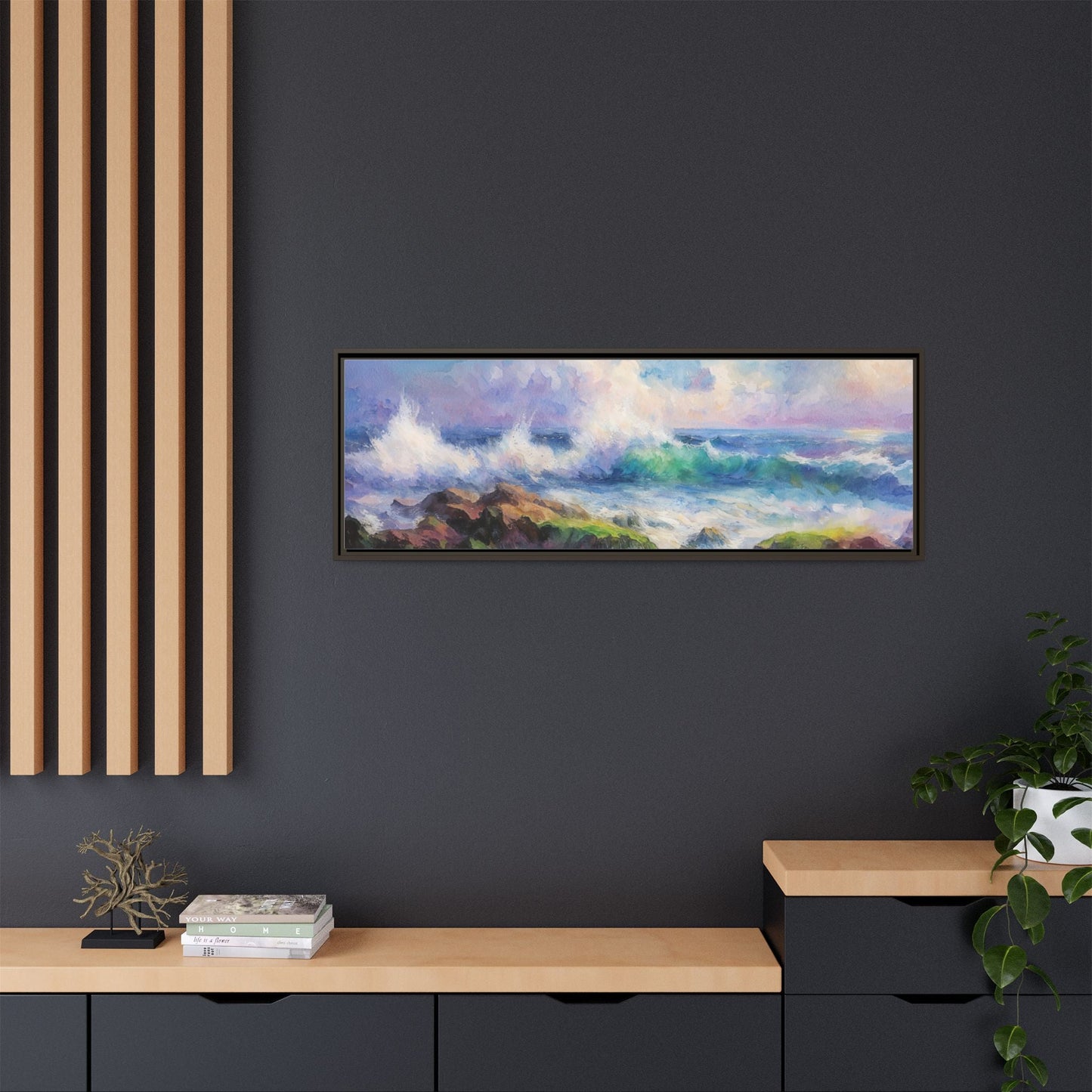 Achill Shoreline wcol wall art showcasing the stunning Irish coastal landscape, printed on high-quality canvas for a timeless and serene addition to your home décor.