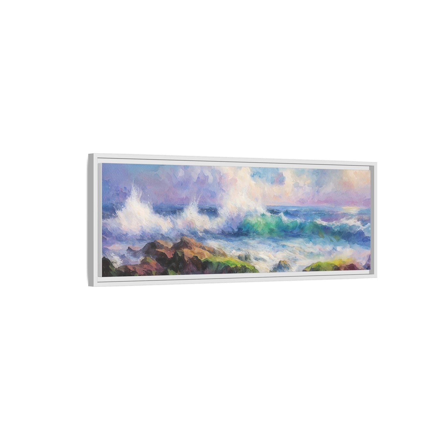 Achill Shoreline wcol wall art showcasing the stunning Irish coastal landscape, printed on high-quality canvas for a timeless and serene addition to your home décor.