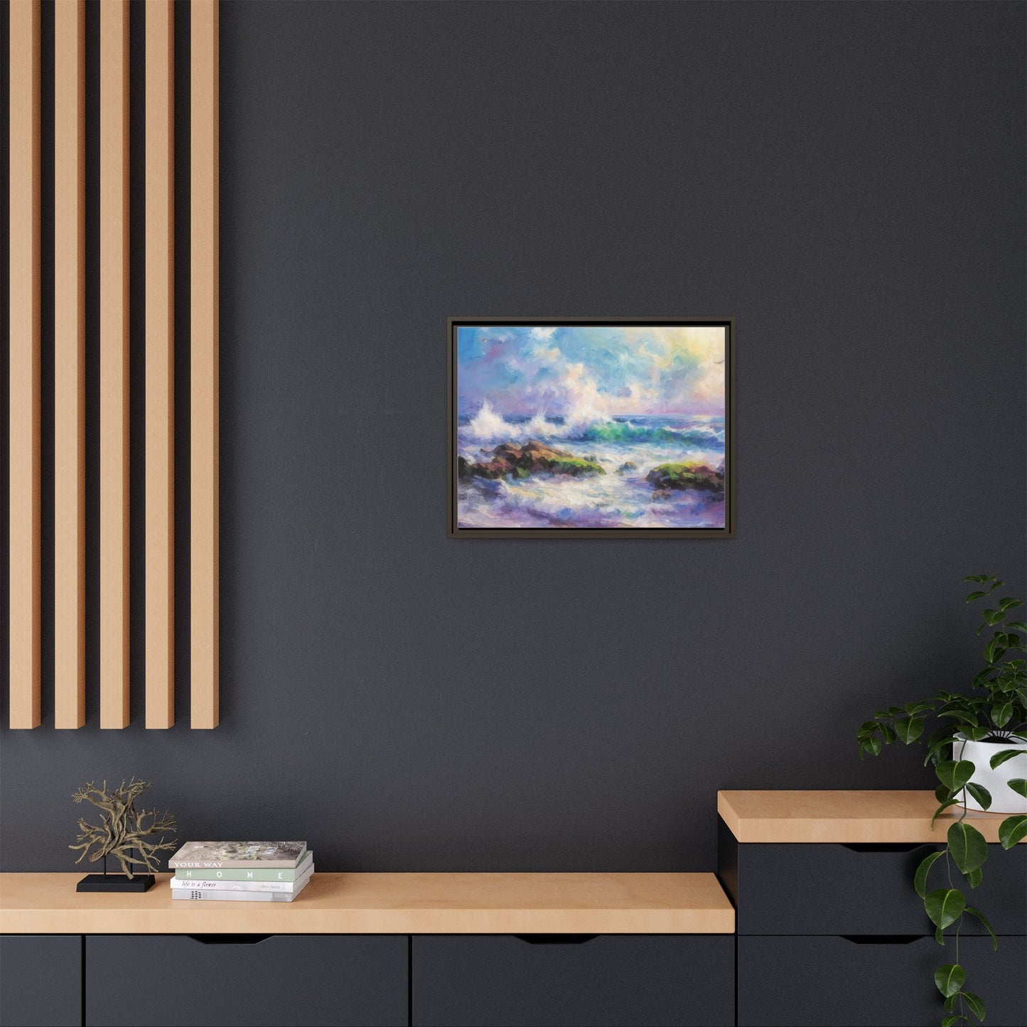 Achill Shoreline wcol wall art showcasing the stunning Irish coastal landscape, printed on high-quality canvas for a timeless and serene addition to your home décor.
