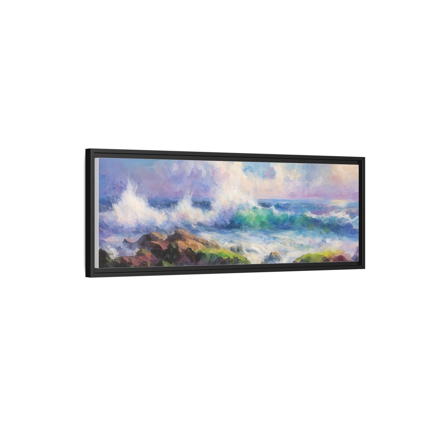 Achill Shoreline wcol wall art showcasing the stunning Irish coastal landscape, printed on high-quality canvas for a timeless and serene addition to your home décor.