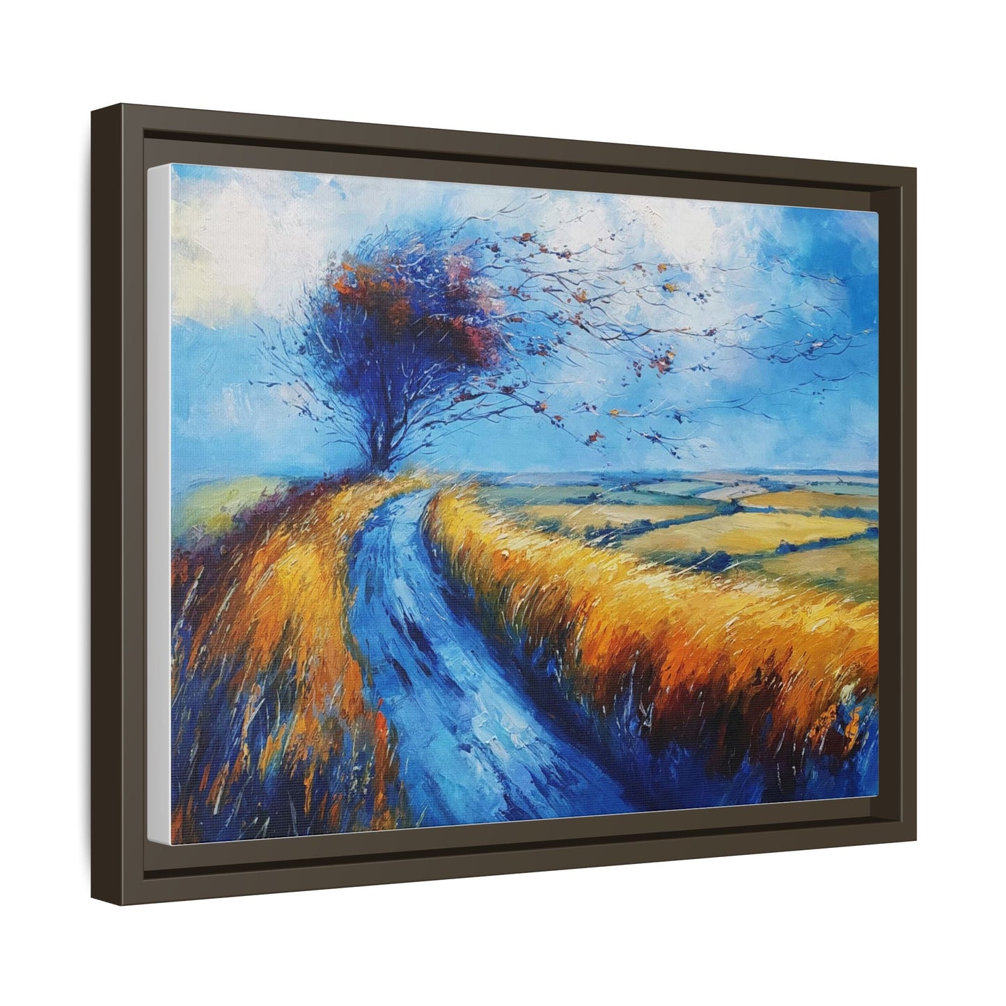 Autumn Leaves in Premium Pinewood Frame and Timeless Home Décor