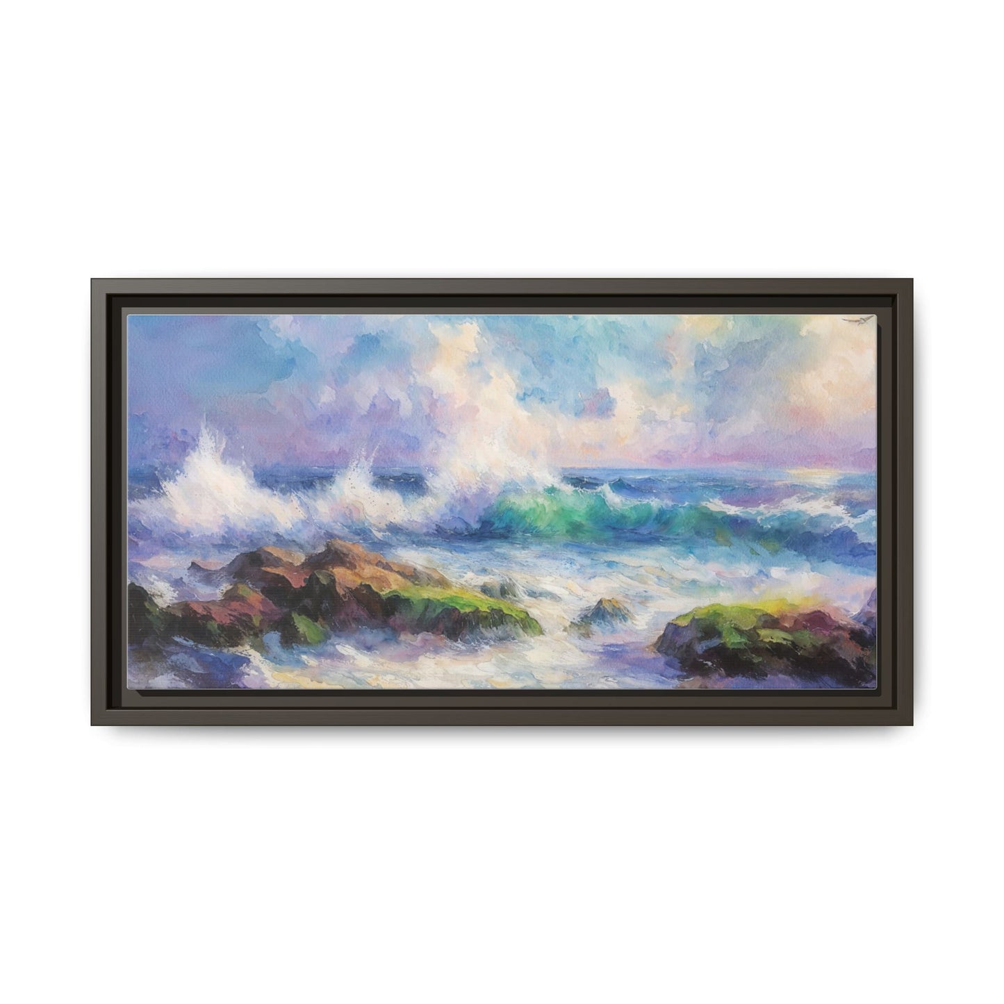 Achill Shoreline wcol wall art showcasing the stunning Irish coastal landscape, printed on high-quality canvas for a timeless and serene addition to your home décor.