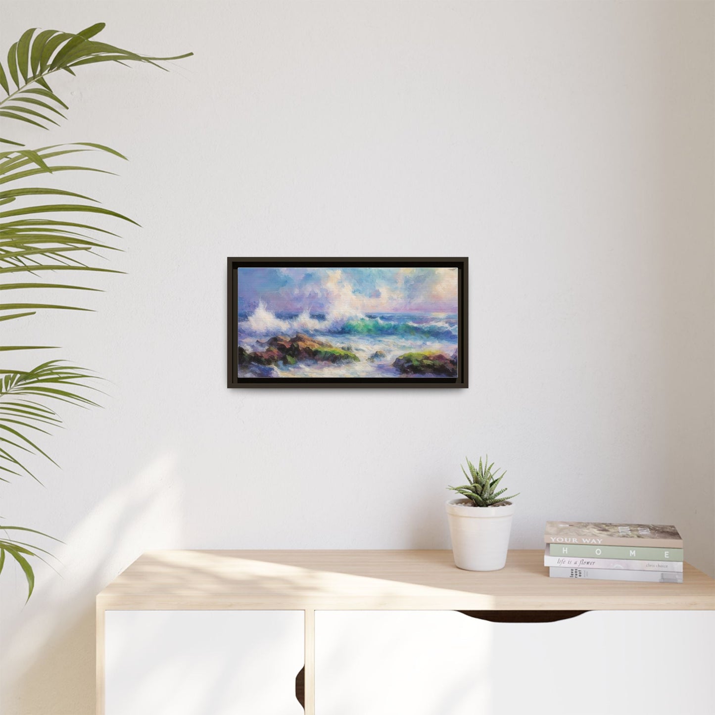 Achill Shoreline wcol wall art showcasing the stunning Irish coastal landscape, printed on high-quality canvas for a timeless and serene addition to your home décor.