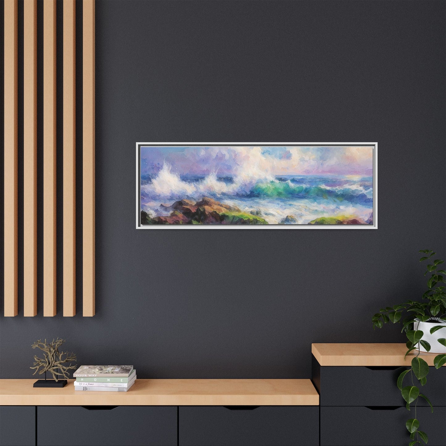 Achill Shoreline wcol wall art showcasing the stunning Irish coastal landscape, printed on high-quality canvas for a timeless and serene addition to your home décor.