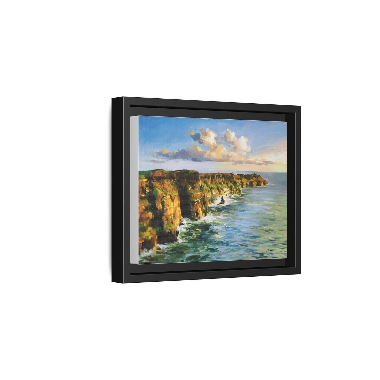 Cliffs of Moher wall art showcasing the dramatic Irish coastline, printed on high-quality canvas to bring natural beauty into your home décor.