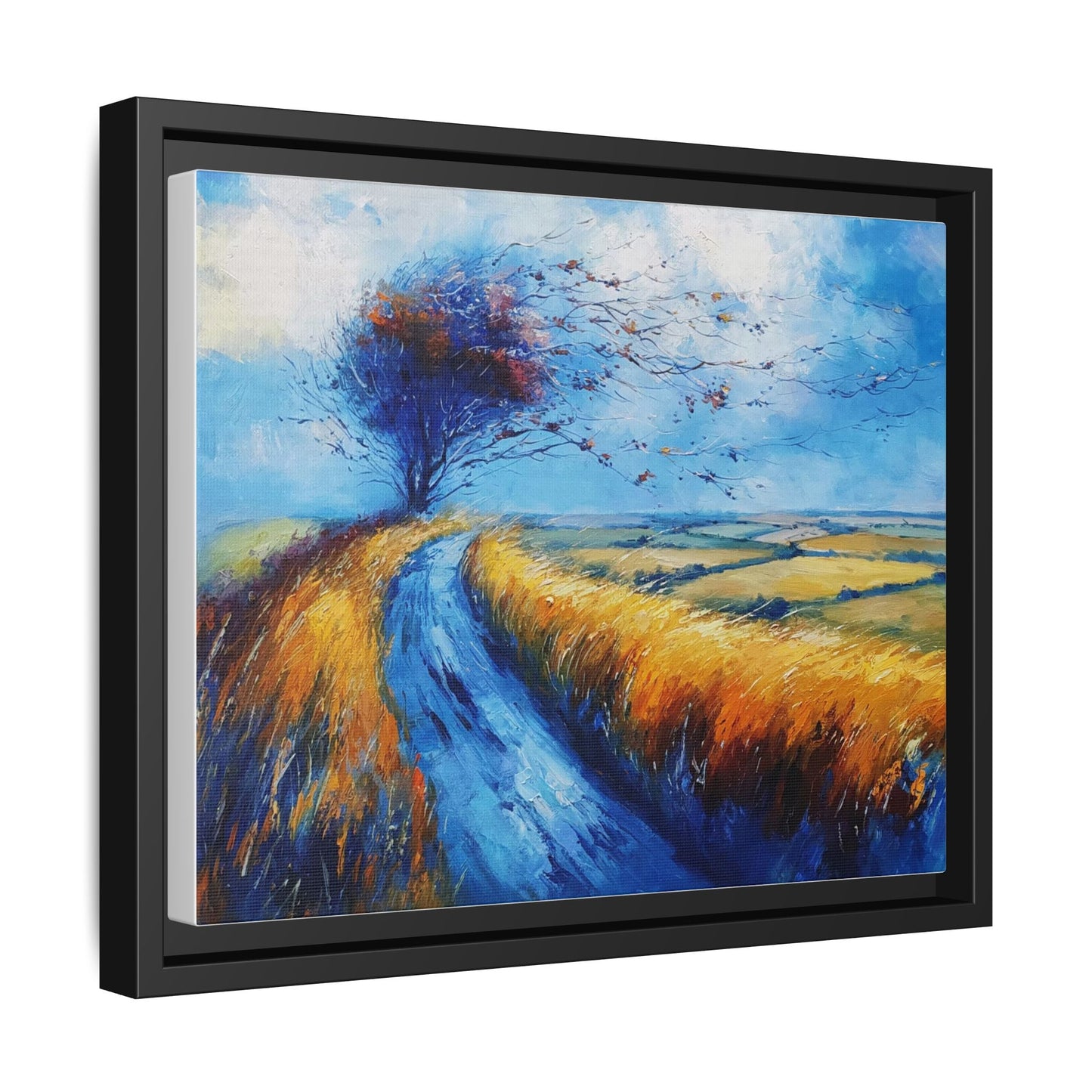 Autumn Leaves in Premium Pinewood Frame and Timeless Décor