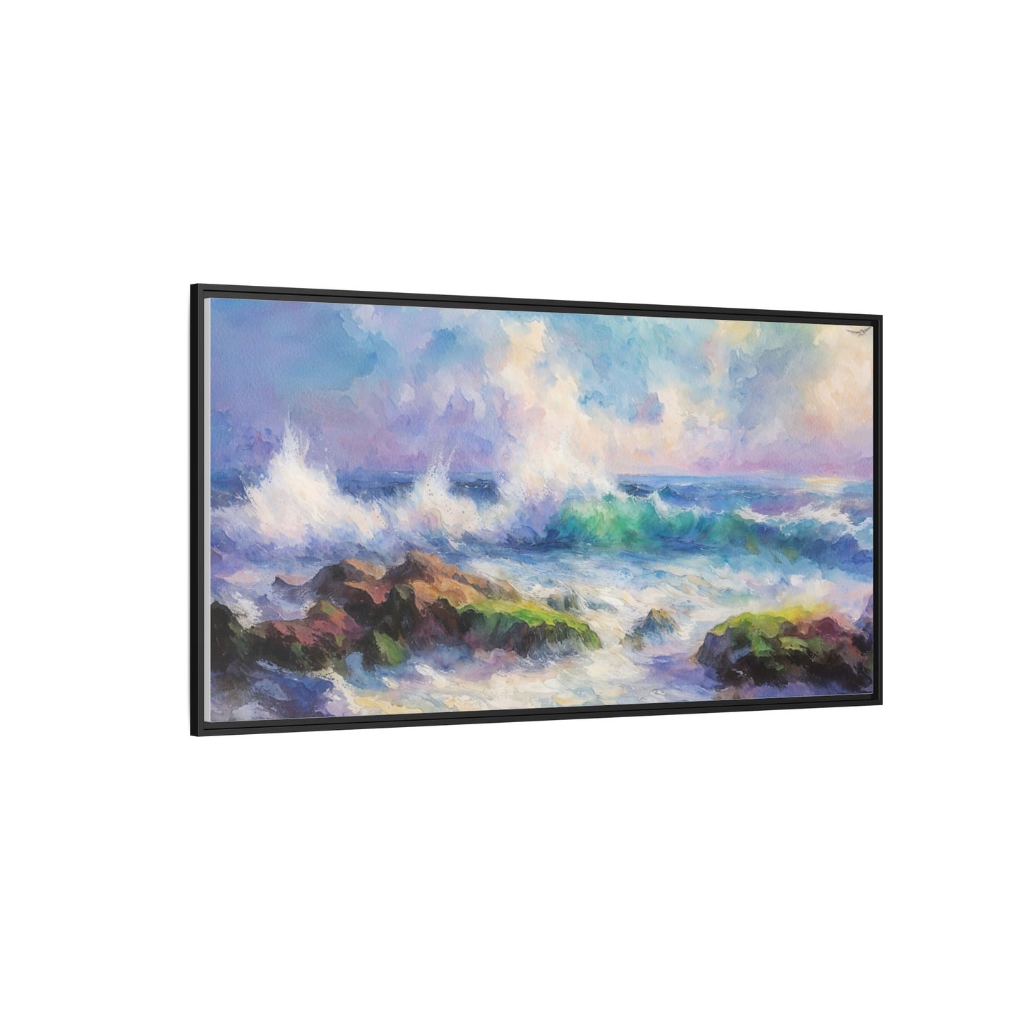 Achill Shoreline wcol wall art showcasing the stunning Irish coastal landscape, printed on high-quality canvas for a timeless and serene addition to your home décor.