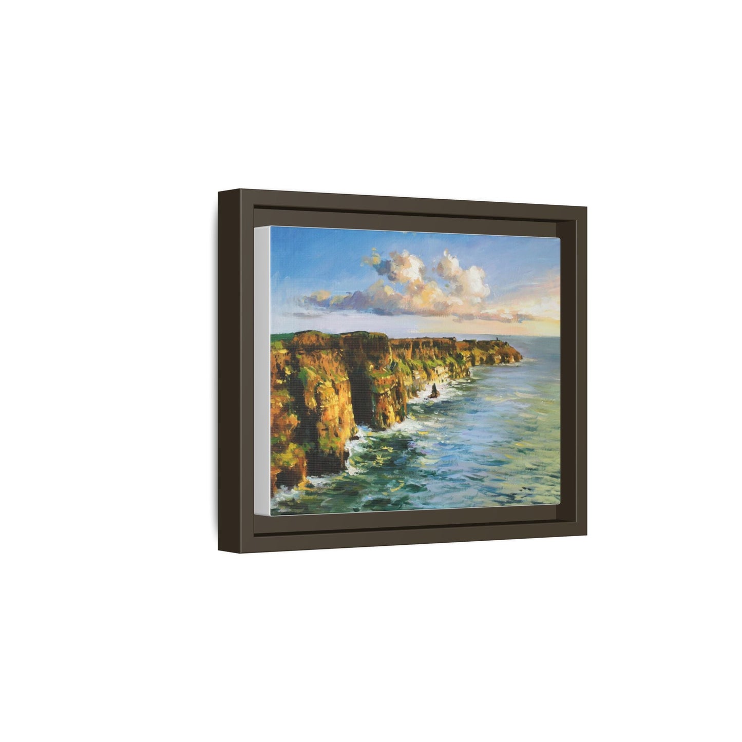 Cliffs of Moher wall art showcasing the dramatic Irish coastline, printed on high-quality canvas to bring natural beauty into your home décor.