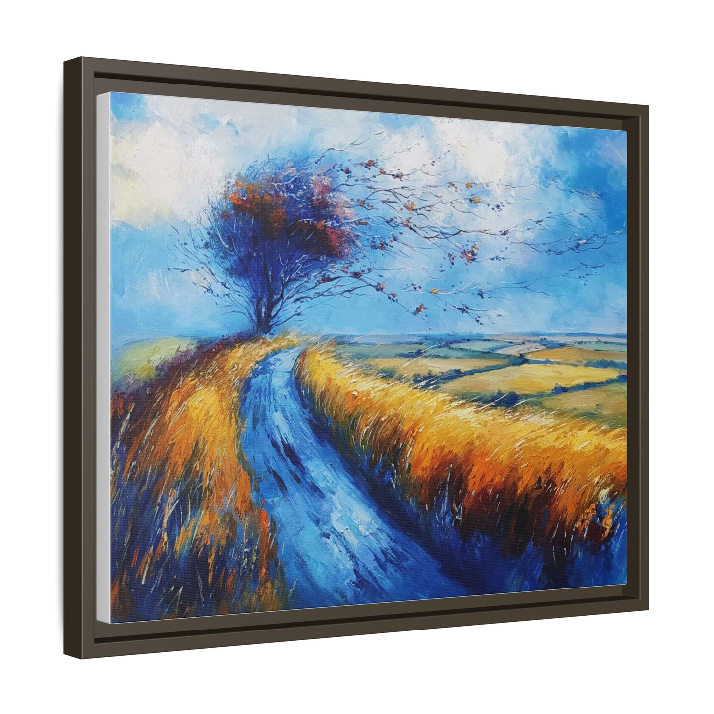 Autumn Leaves in Premium Pinewood Frame and Timeless Home Décor