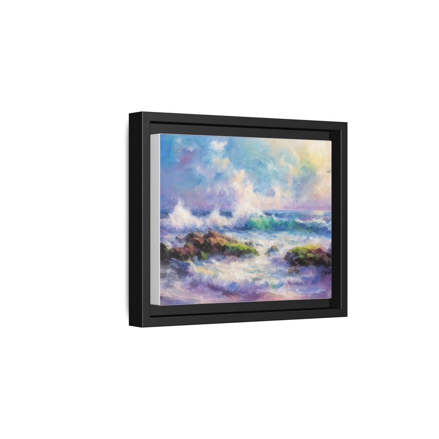 Achill Shoreline wcol wall art showcasing the stunning Irish coastal landscape, printed on high-quality canvas for a timeless and serene addition to your home décor.