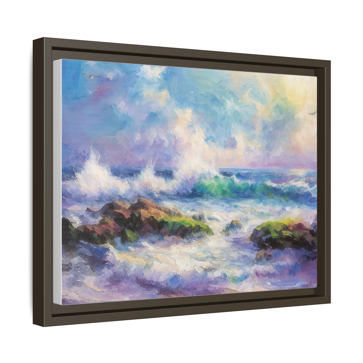 Achill Shoreline wcol wall art showcasing the stunning Irish coastal landscape, printed on high-quality canvas for a timeless and serene addition to your home décor.
