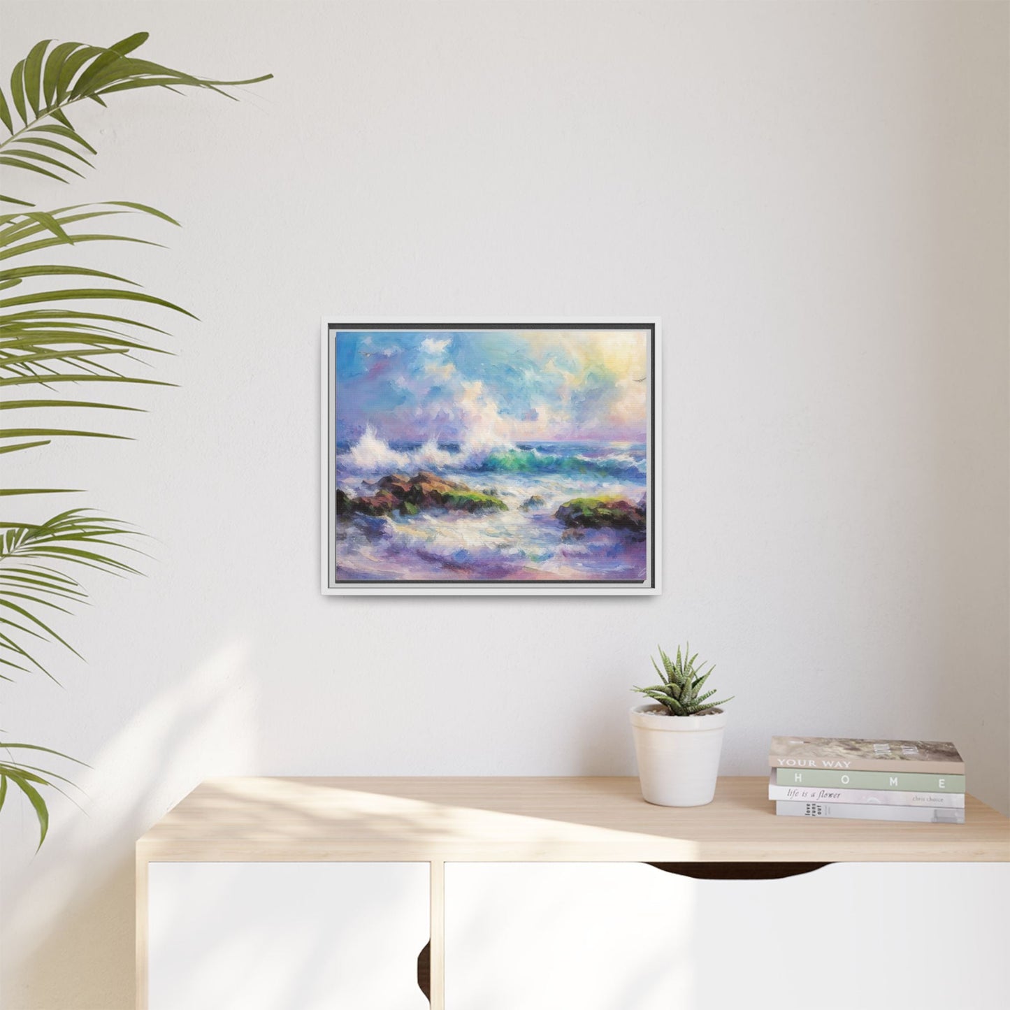 Achill Shoreline wcol wall art showcasing the stunning Irish coastal landscape, printed on high-quality canvas for a timeless and serene addition to your home décor.