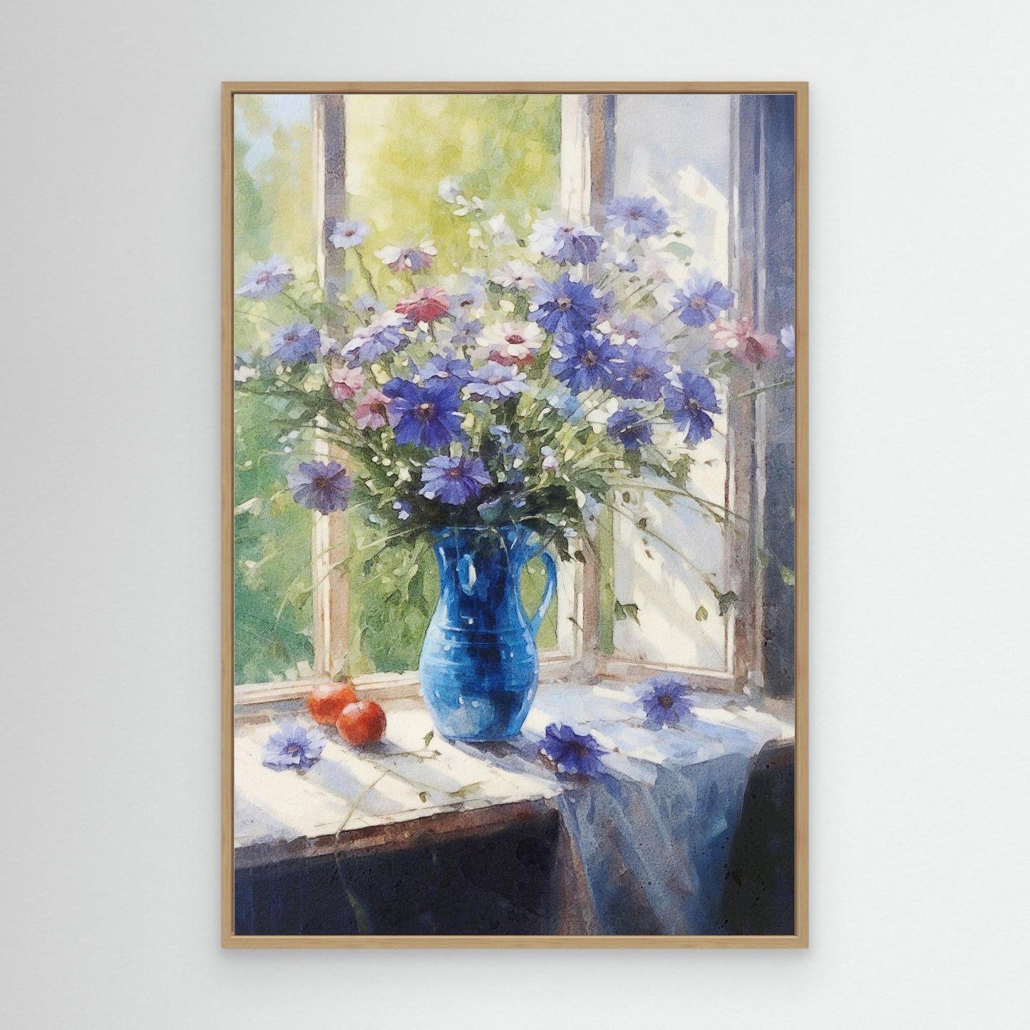 Cornflowers In A Vase