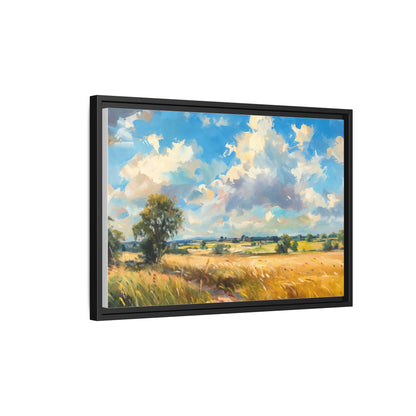 Summer Fields County Mayo Wall Art - Vibrant Irish Landscape Canvas Print