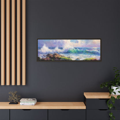 Achill Shoreline wcol wall art showcasing the stunning Irish coastal landscape, printed on high-quality canvas for a timeless and serene addition to your home décor.