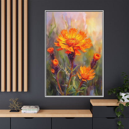 Orange Hawkbit Flower