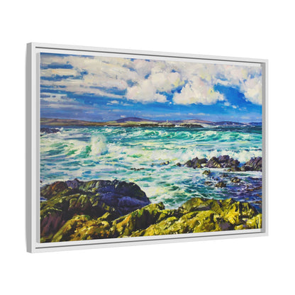 Ballyglass Lighthouse Erris wall art featuring the stunning coastal lighthouse, framed in premium materials for a perfect addition to any living space.