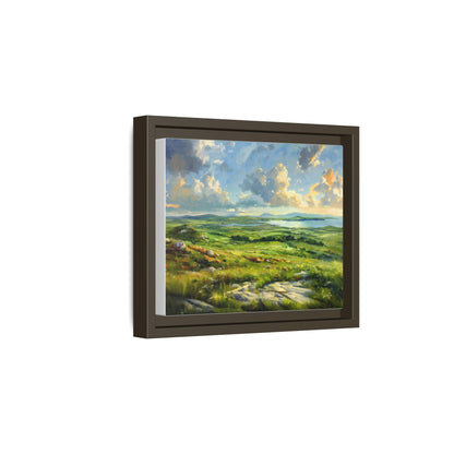 Wild Atlantic Summer Vista Wall Art - Breathtaking Coastal Landscape for Home Décor