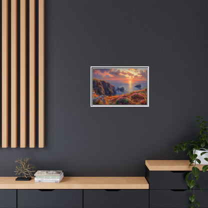 End of The Day wall art featuring a serene sunset landscape, printed on high-quality canvas to bring peaceful beauty and warmth to your home décor.