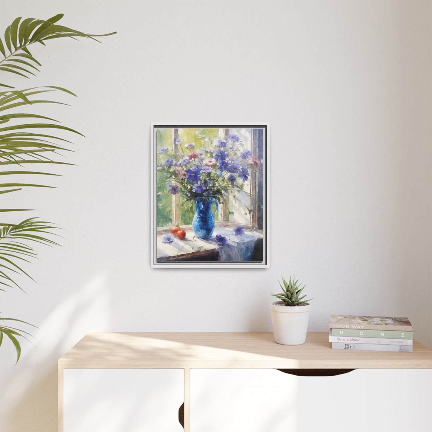 Cornflowers in a Vase