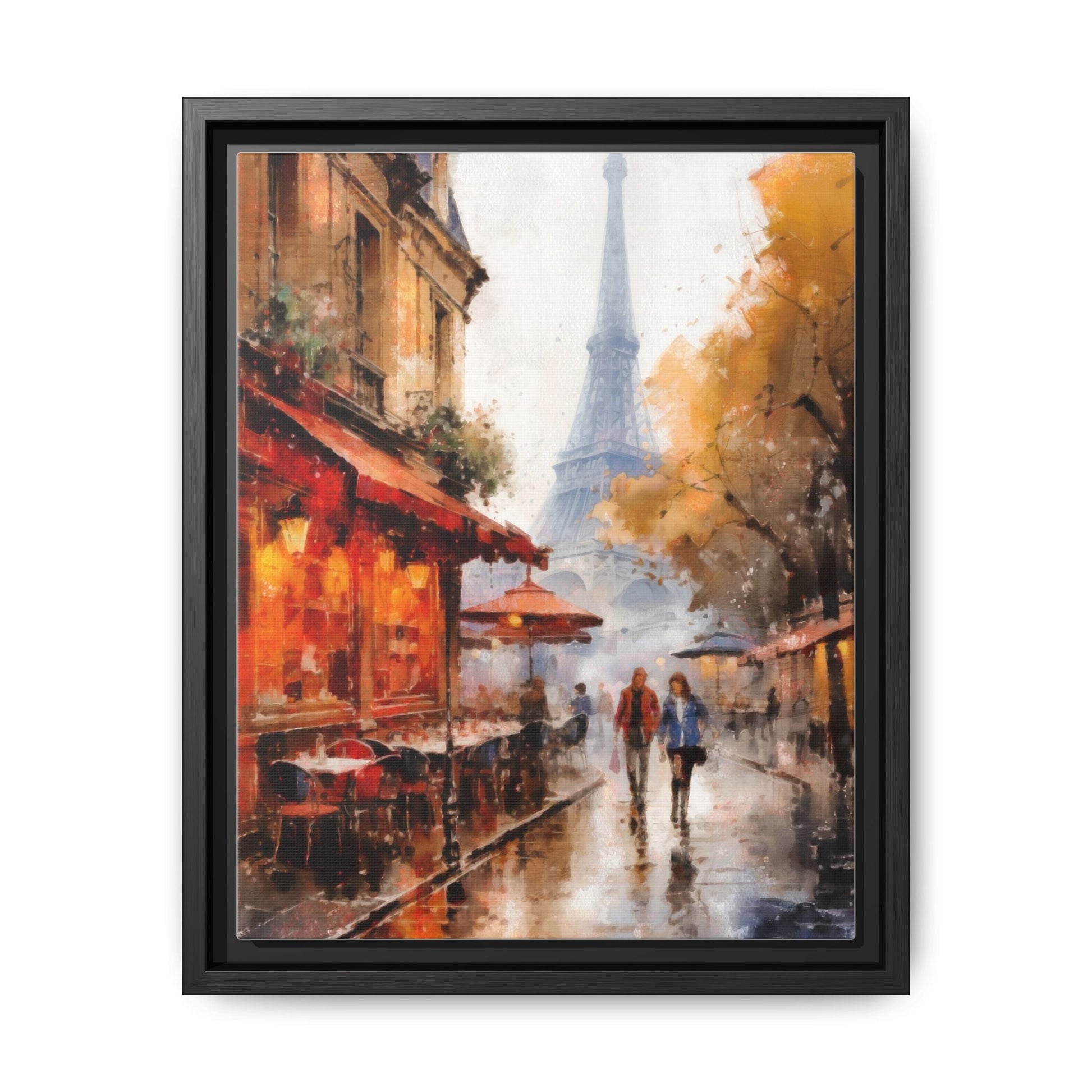 Eiffel Tower Paris wall art featuring the iconic Paris landmark, printed on high-quality canvas to bring timeless beauty and elegance to your home décor.