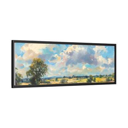 Summer Fields County Mayo Wall Art - Vibrant Irish Landscape Canvas Print