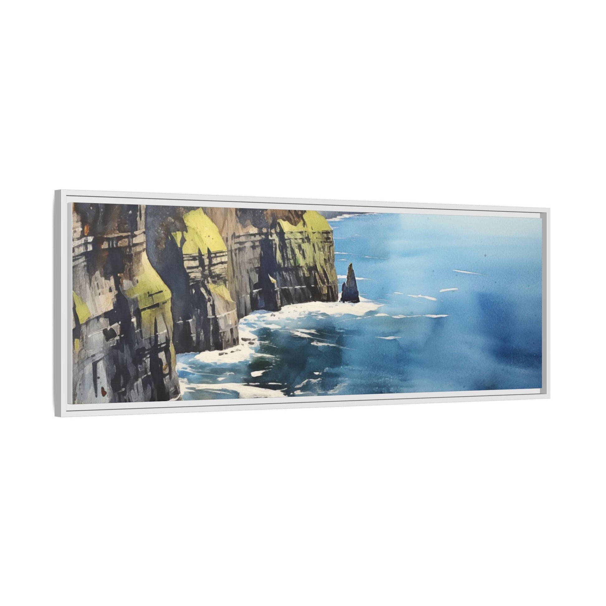 Cliffs of Moher Midday Sun - Beautiful Coastal Landscape Canvas Print