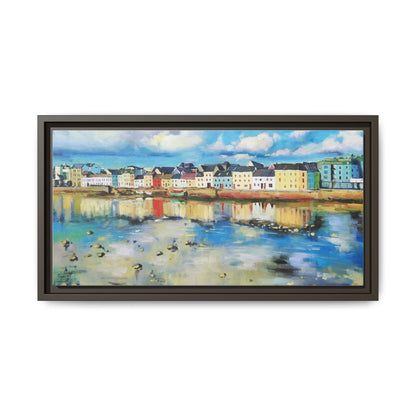 Galway Reflections wall art featuring serene Irish landscapes and water reflections, framed in premium quality wood.