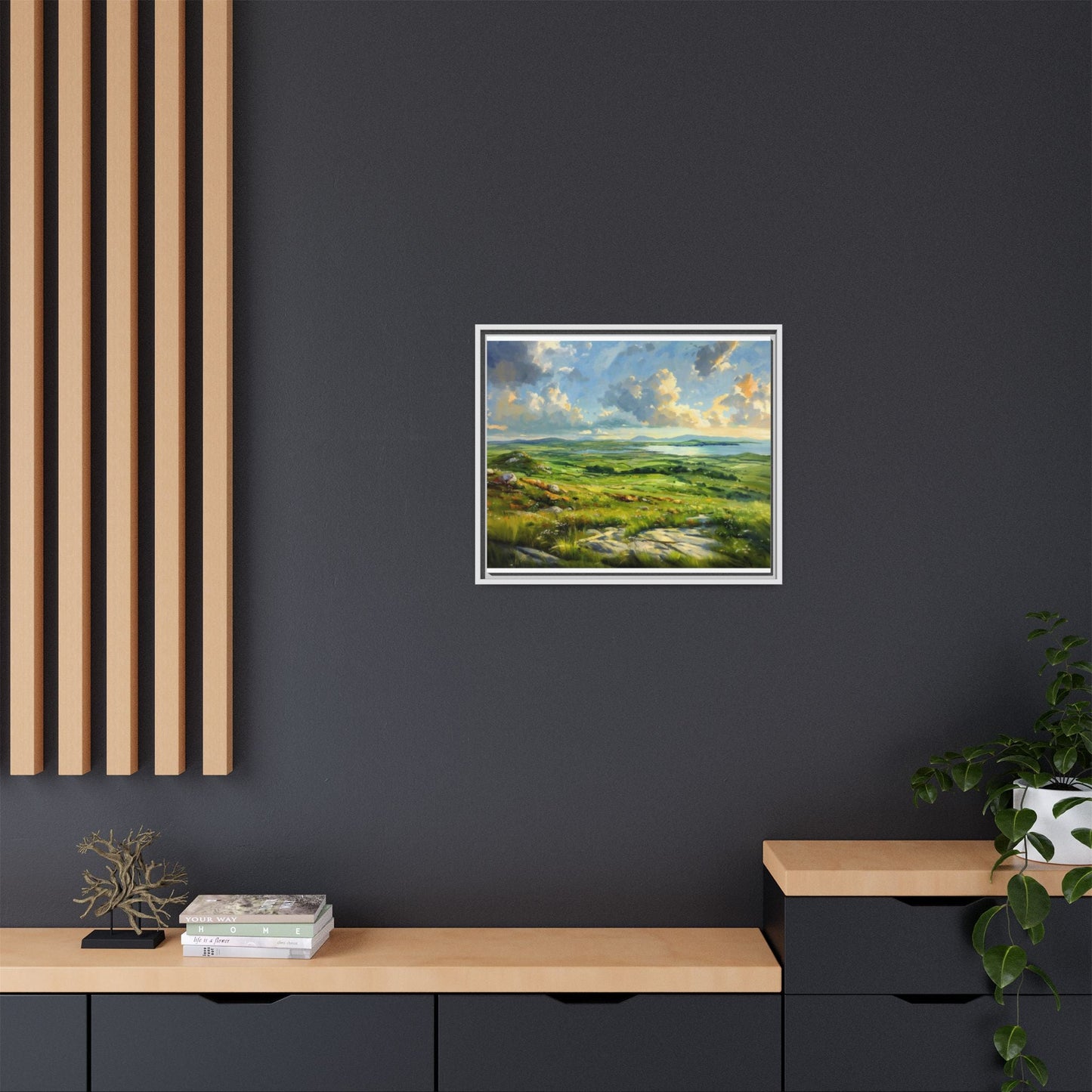 Wild Atlantic Summer Vista Wall Art - Breathtaking Coastal Landscape for Home Décor