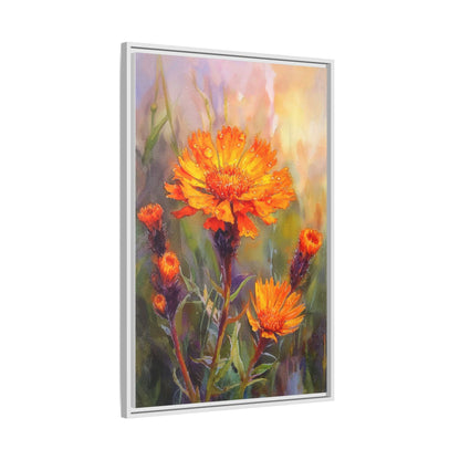 Orange Hawkbit Flower