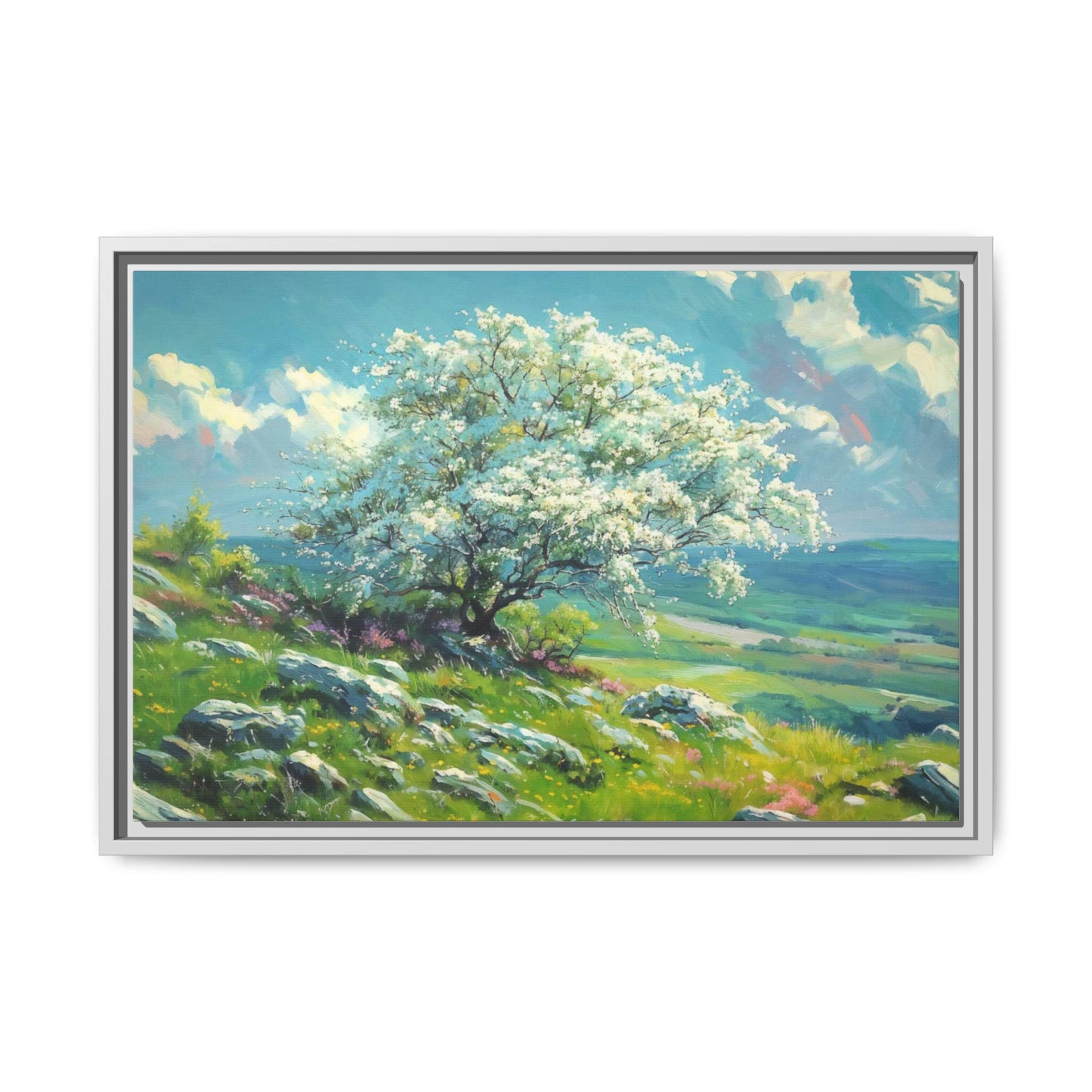 White Thorn on A Hill