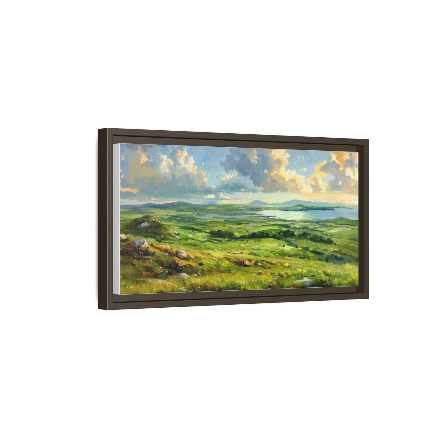 Wild Atlantic Summer Vista Wall Art - Breathtaking Coastal Landscape for Home Décor