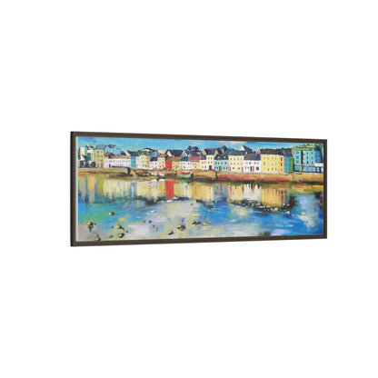 Galway Reflections wall art featuring serene Irish landscapes and water reflections, framed in premium quality wood.