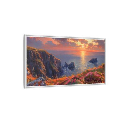 End of The Day wall art featuring a serene sunset landscape, printed on high-quality canvas to bring peaceful beauty and warmth to your home décor.