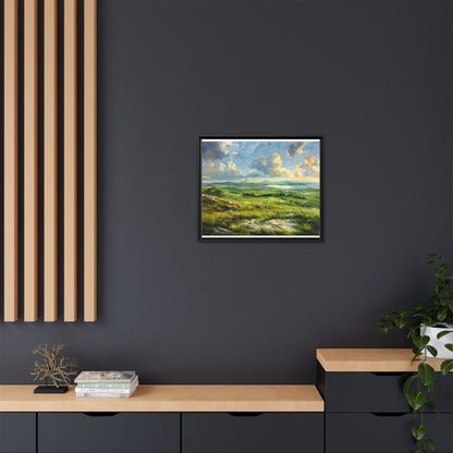 Wild Atlantic Summer Vista Wall Art - Breathtaking Coastal Landscape for Home Décor