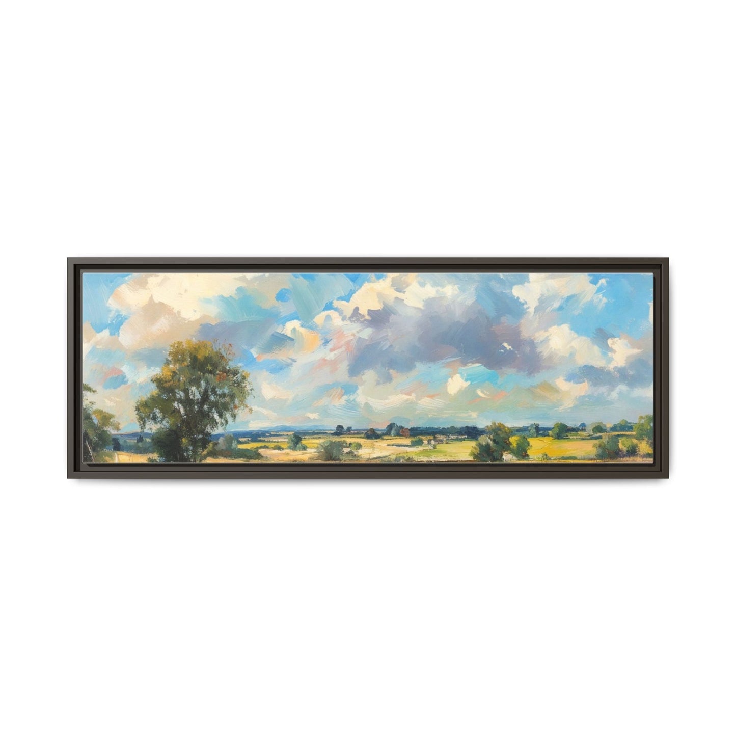 Summer Fields County Mayo Wall Art - Vibrant Irish Landscape Canvas Print