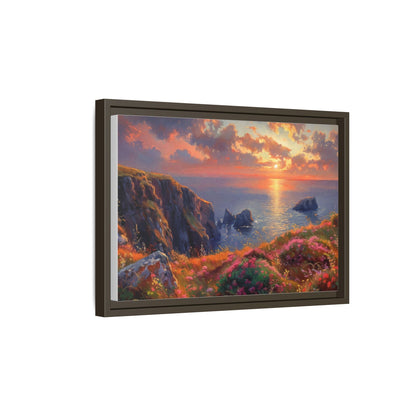 End of The Day wall art featuring a serene sunset landscape, printed on high-quality canvas to bring peaceful beauty and warmth to your home décor.