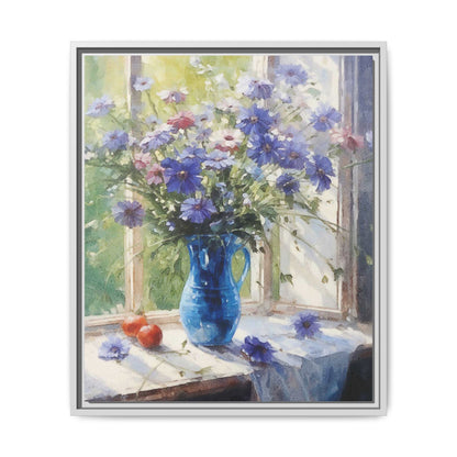 Cornflowers in a Vase