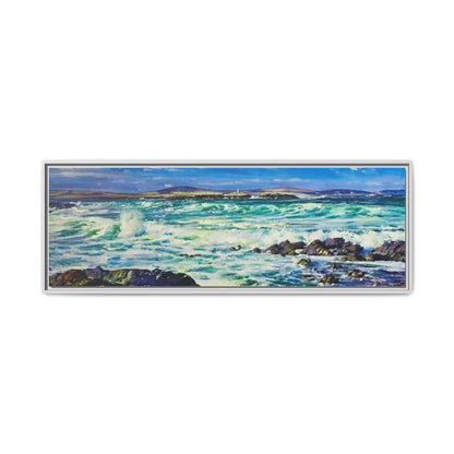 Ballyglass Lighthouse Erris wall art featuring the stunning coastal lighthouse, framed in premium materials for a perfect addition to any living space.