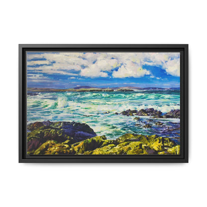 Ballyglass Lighthouse Erris wall art featuring the stunning coastal lighthouse, framed in premium materials for a perfect addition to any living space.