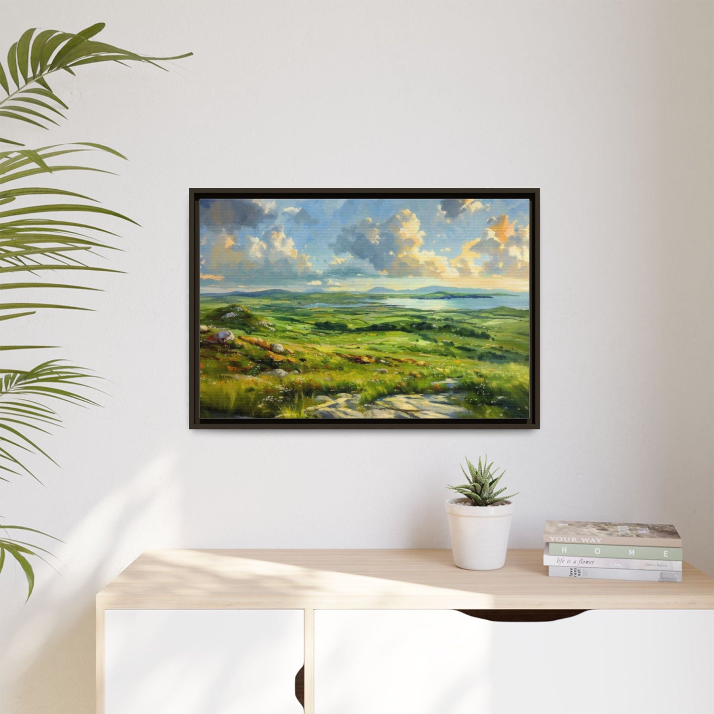 Wild Atlantic Summer Vista Wall Art - Breathtaking Coastal Landscape for Home Décor