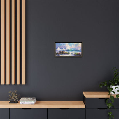 Achill Shoreline wcol wall art showcasing the stunning Irish coastal landscape, printed on high-quality canvas for a timeless and serene addition to your home décor.