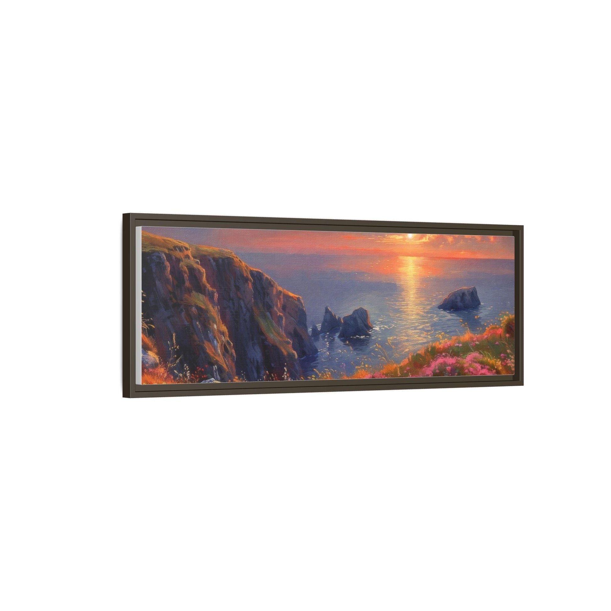 End of The Day wall art featuring a serene sunset landscape, printed on high-quality canvas to bring peaceful beauty and warmth to your home décor.