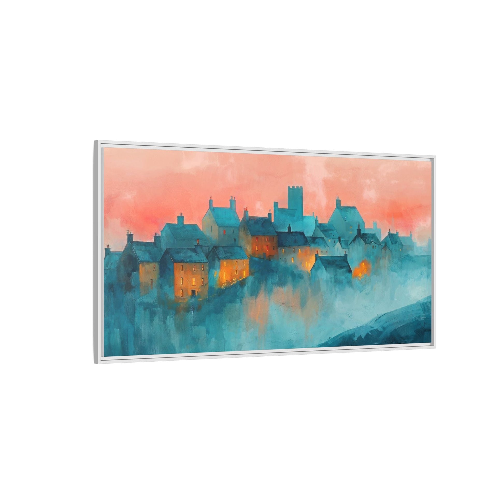 A Castle Town - Beautiful Landscape Canvas Print for all places Décor