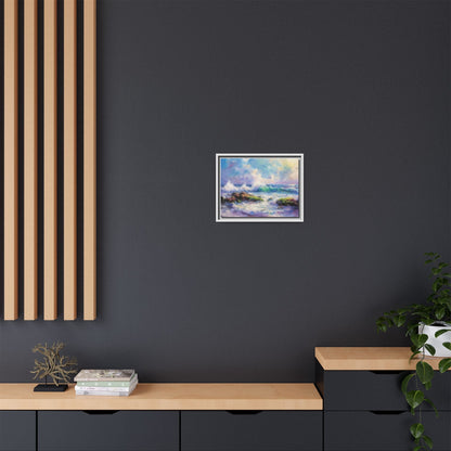 Achill Shoreline wcol wall art showcasing the stunning Irish coastal landscape, printed on high-quality canvas for a timeless and serene addition to your home décor.