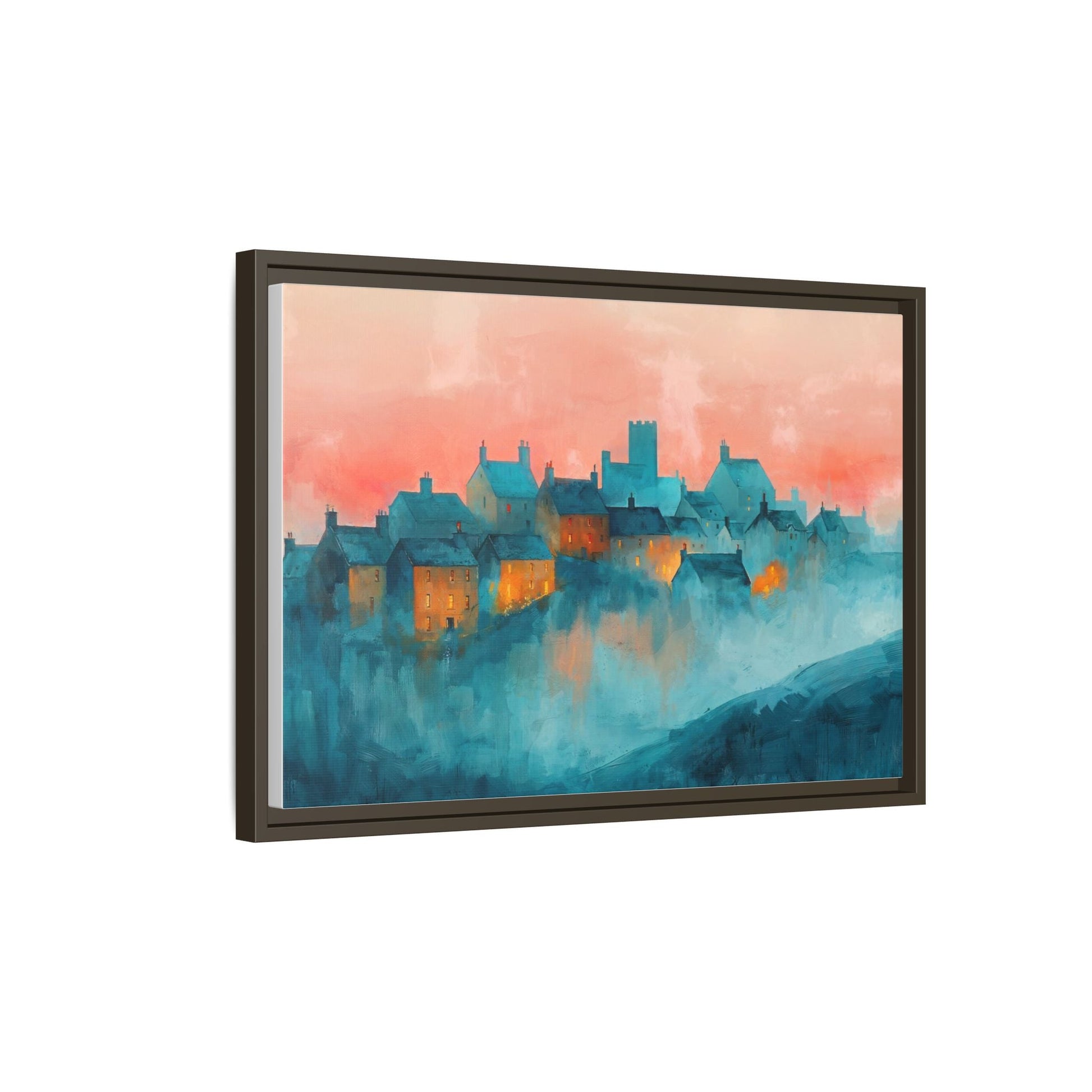 A Castle Town - Beautiful Landscape Canvas Print for all places Décor