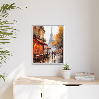 Eiffel Tower wall art featuring the iconic Paris landmark, printed on high-quality canvas to bring timeless beauty and elegance to your home décor.