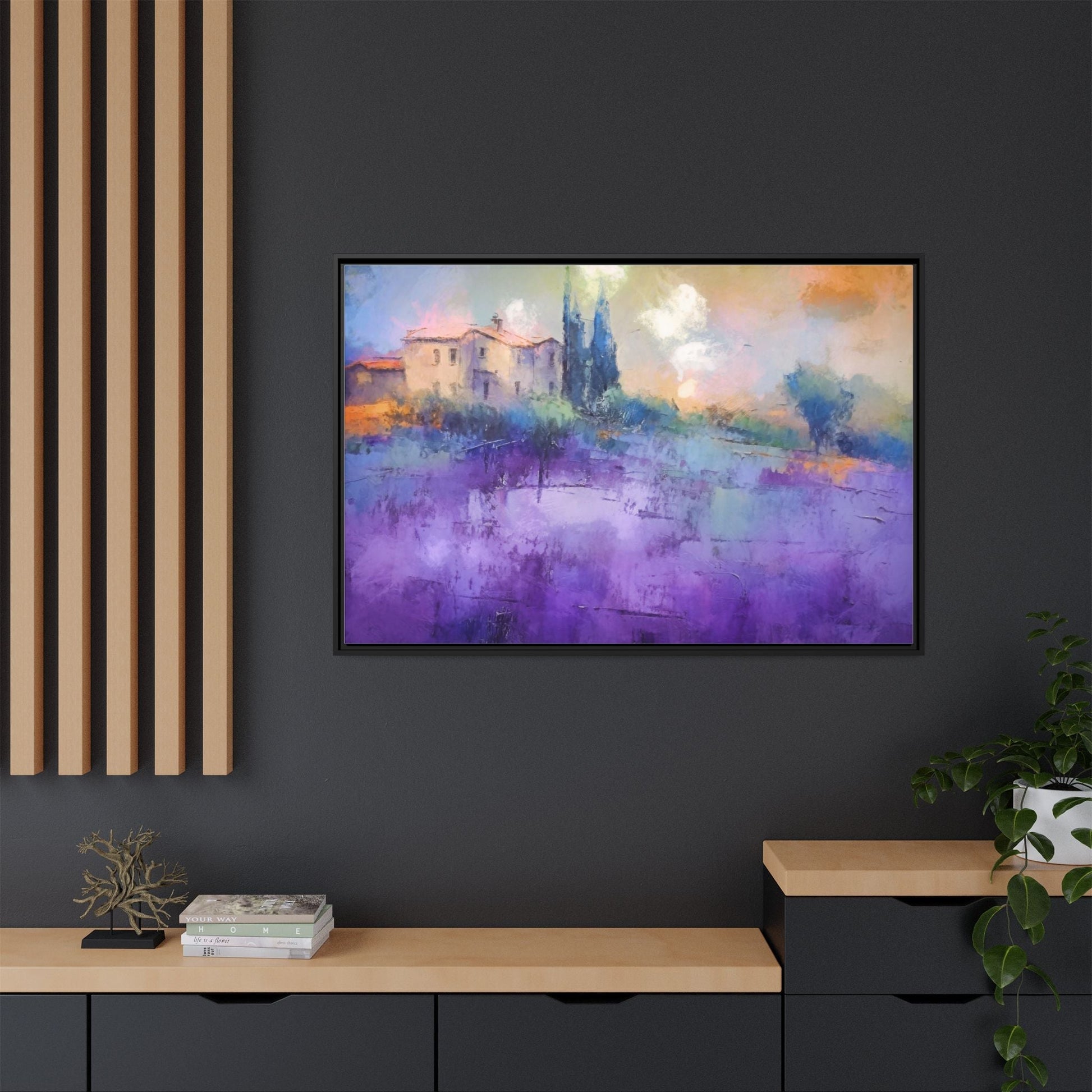 Tuscany Wall Art - Beautiful Italian Landscape Canvas Print for Home Décor