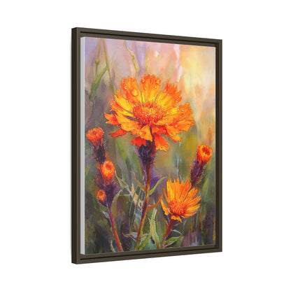 Orange Hawkbit Flower