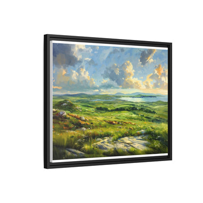 Wild Atlantic Summer Vista Wall Art - Breathtaking Coastal Landscape for Home Décor